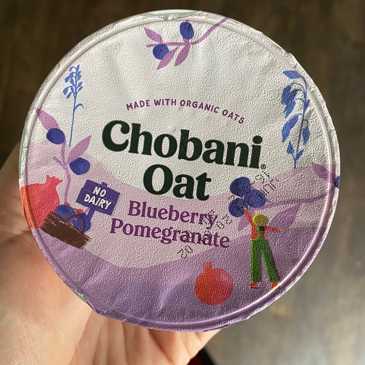 photo of Chobani Oat-Based Blueberry Pomegranate Yogurt shared by @fitbitchsoypreme on  23 May 2020 - review