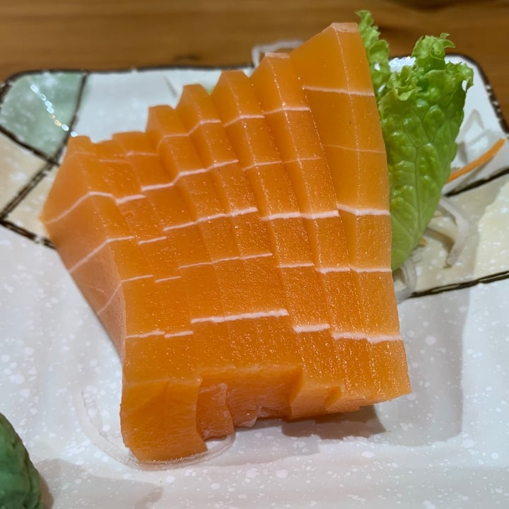 photo of Lucky Cat Konjac Salmon Sashimi shared by @turtleisland on  19 Aug 2021 - review