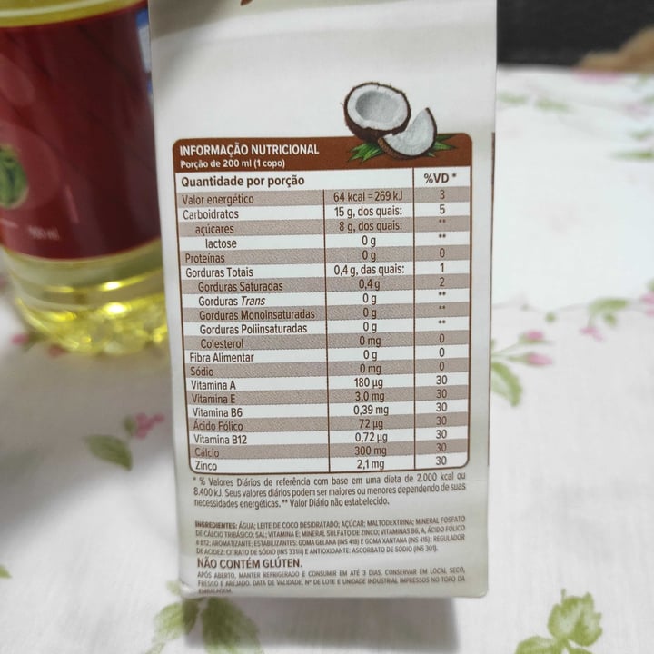 photo of Nuts Leite de coco shared by @aldemirraboni on  18 Jun 2022 - review