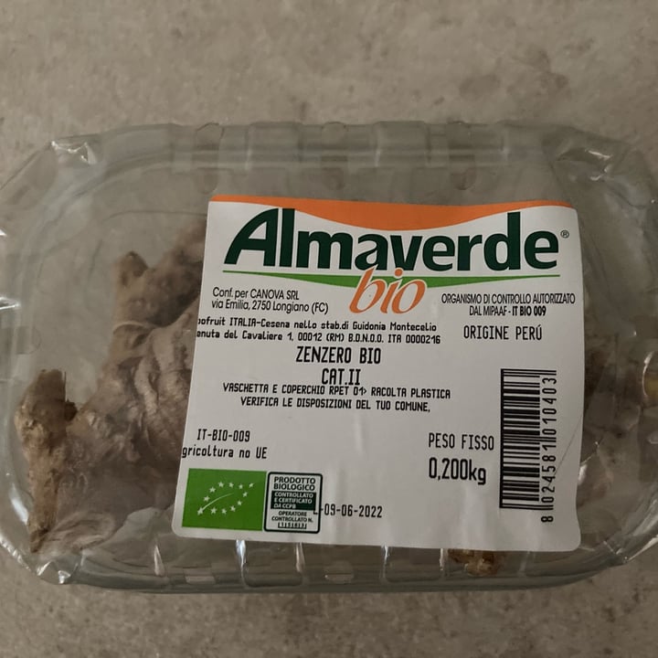 photo of Almaverdebio Zenzero shared by @saltatempo on  30 Jun 2022 - review