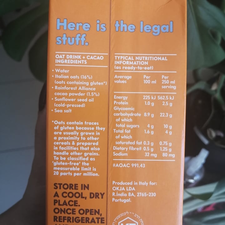 review photo of okja Just Now Cacao shared by @janawinters on 04 Oct 2021 - review