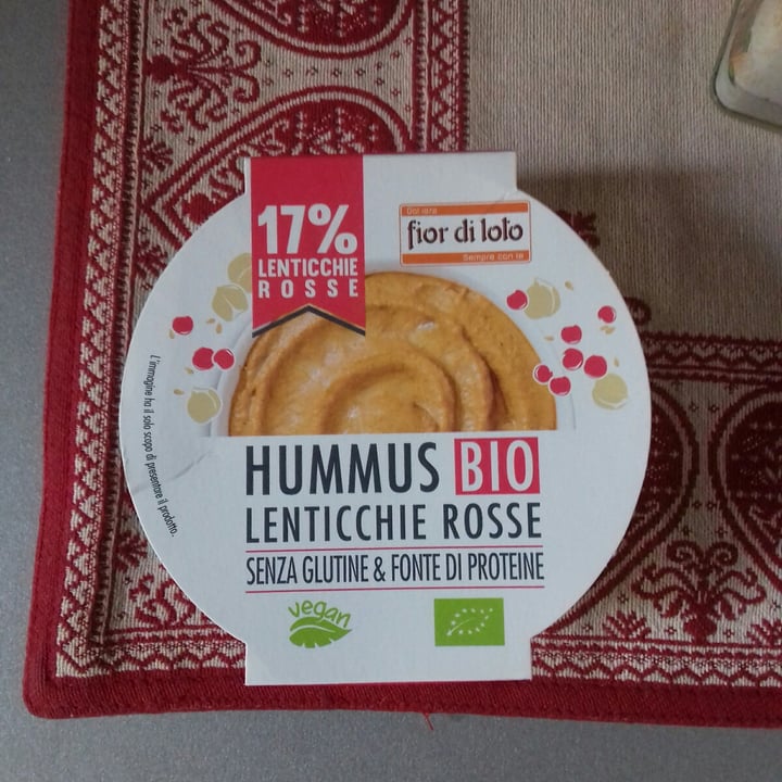photo of Fior di Loto Hummus di Lenticchie Rosse shared by @cicci on  20 Apr 2022 - review