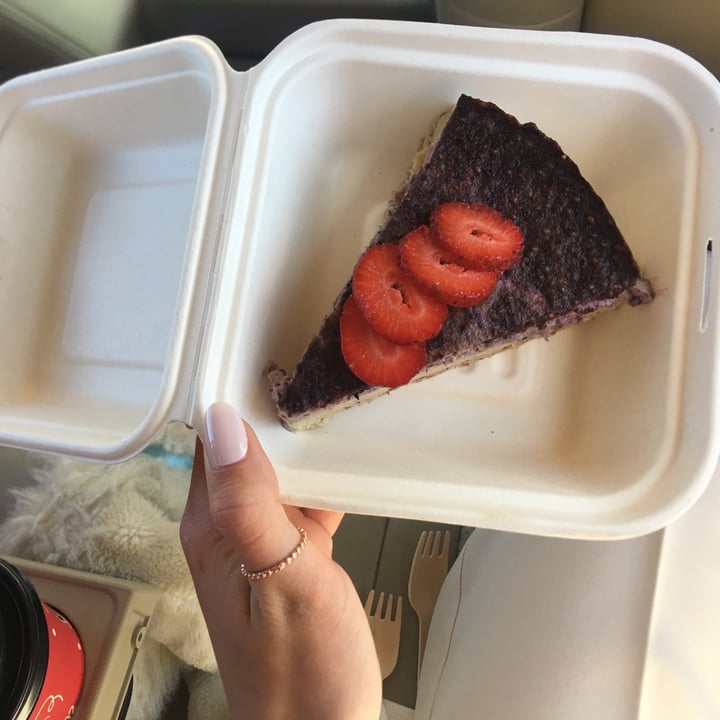 review photo of Blended Health Cafe & Catering Vegan Cheesecake shared by @sophiawessels on 01 Jun 2020 - review