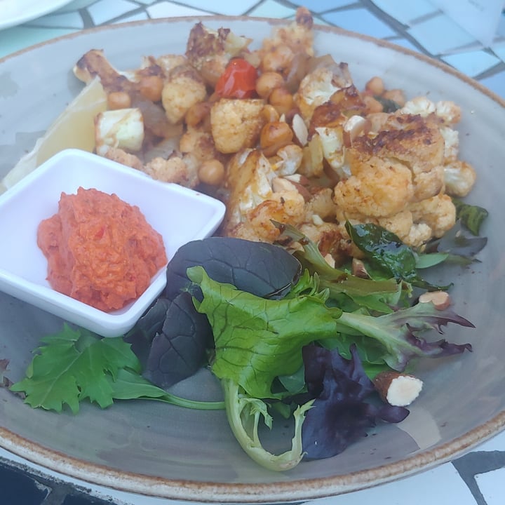 photo of Original Sin Mediterranean Restaurant Roasted Cauliflower shared by @vegananu on  28 Apr 2021 - review