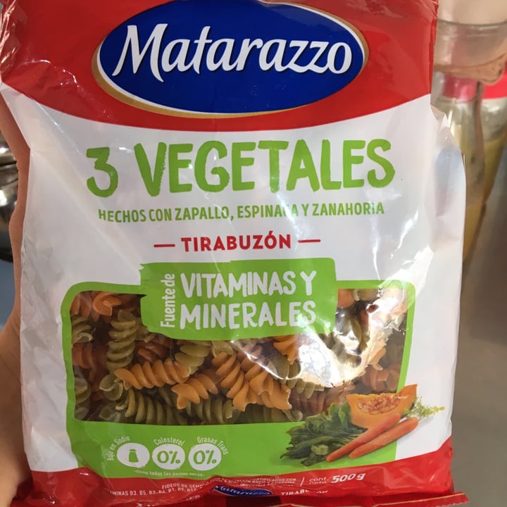 photo of Matarazzo Tirabuzón de Tres Vegetales- Zapallo, Especina Y Zanahoria shared by @teteuniversal on  17 Jun 2020 - review