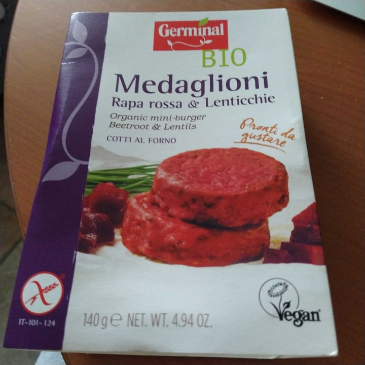 photo of Germinal Bio Medaglioni Di Rapa Rossa E Lenticchie shared by @mariaelena on  12 Apr 2021 - review