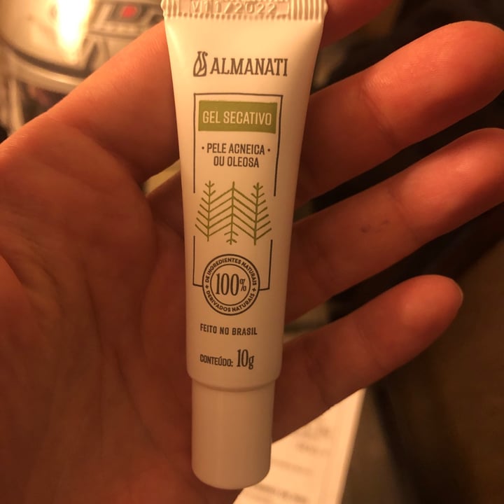 review photo of Almanati Gel Secativo De Espinhas shared by @tatiellystorel on 01 Nov 2022 - review