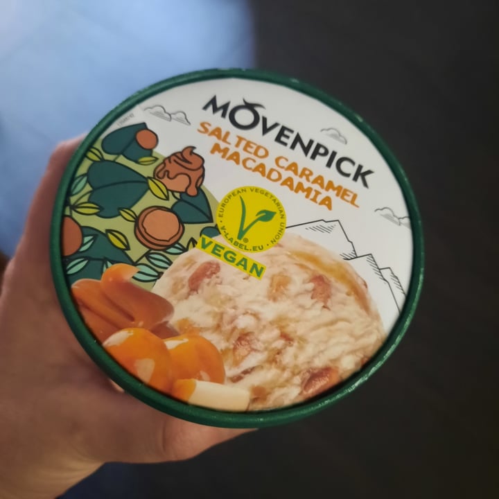 photo of Mövenpick Salted caramel macadamia ice cream shared by @melmony on  14 Apr 2022 - review