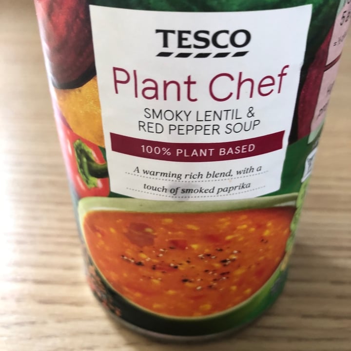 photo of Tesco Plant Chef Smoky Lentil & Red Pepper Soup shared by @berry-vegan on  05 Apr 2020 - review