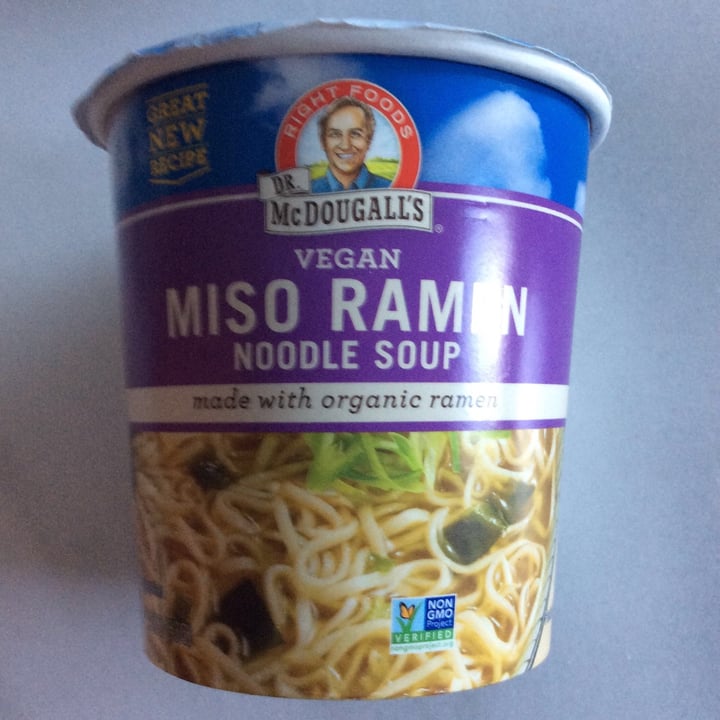 photo of Dr McDougall's  Right Foods Vegan Miso Ramen shared by @rnassiff on  08 Nov 2020 - review