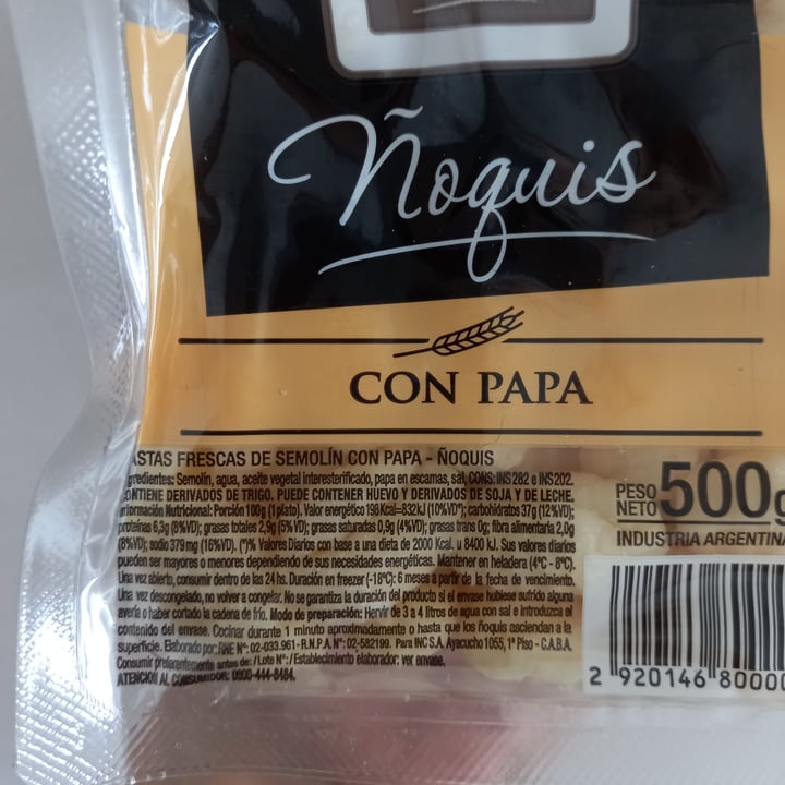 photo of Carrefour Ñoquis con papa shared by @nativegantandil on  22 Nov 2021 - review