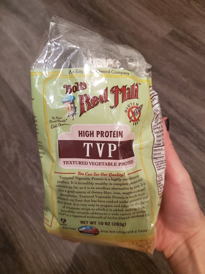 photo of Bob's Red Mill TVP Textured Vegetable Protein shared by @rania on  26 Dec 2019 - review