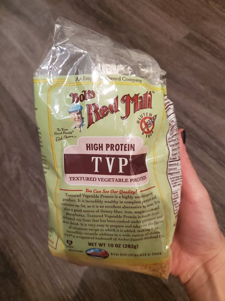 review photo of Bob's Red Mill TVP Textured Vegetable Protein shared by @rania on 26 Dec 2019 - review