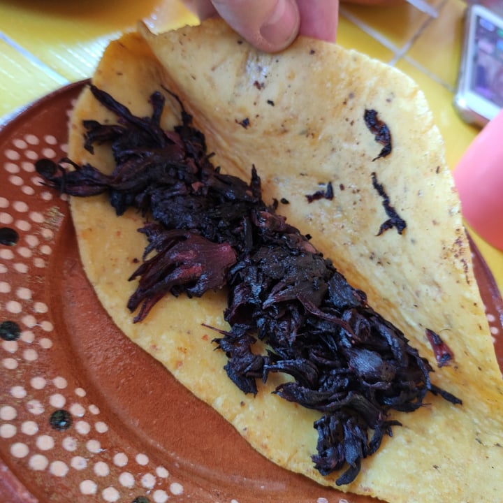 photo of Los Platos Rotos Quesadillaa,  Jamaica / Nopales shared by @alessandroscetta on  23 Apr 2022 - review
