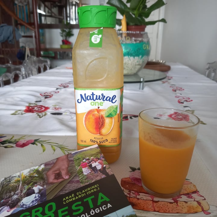 photo of Natural One suco natiral de pessegos com maçã e laranja shared by @elianalia on  09 Nov 2022 - review