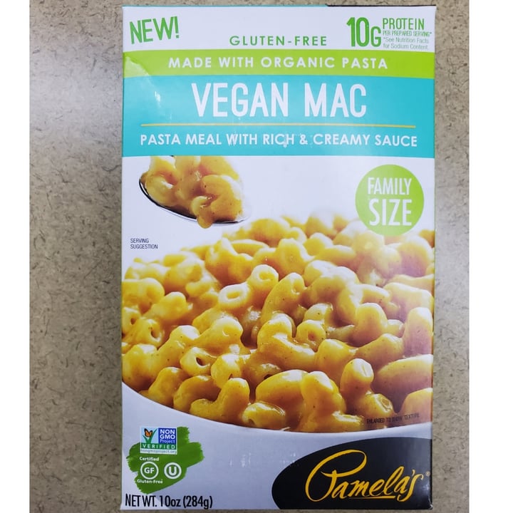 photo of Pamela’s Vegan Mac shared by @ashwickety on  10 May 2021 - review