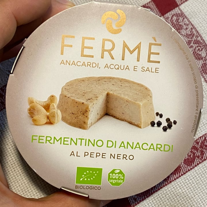photo of Fermé Fermentino di anacardi al pepe nero shared by @arthurlee on  06 Oct 2021 - review