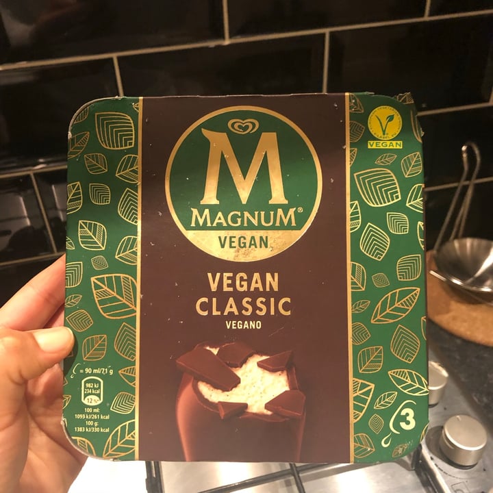 photo of Magnum Dairy Free Classic shared by @southernveganupnorth on  08 Jan 2021 - review