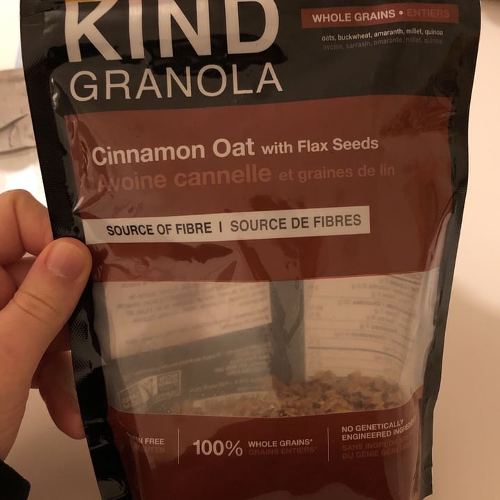 photo of KIND Cinnamon Oat Granola with Flax Seed shared by @colphax on  03 Mar 2022 - review