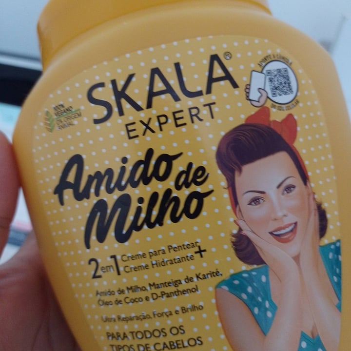review photo of Skala 2 Em 1 Creme Para Pentear + Creme Hidratante shared by @cakellen on 15 Nov 2022 - review
