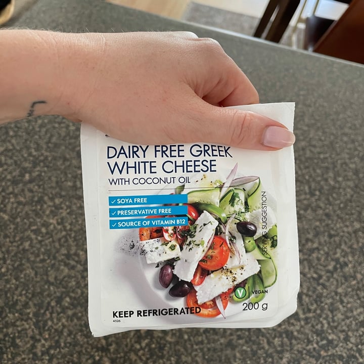 photo of Woolworths Dairy Free Greek White Cheese shared by @lucyjseward on  13 Mar 2021 - review