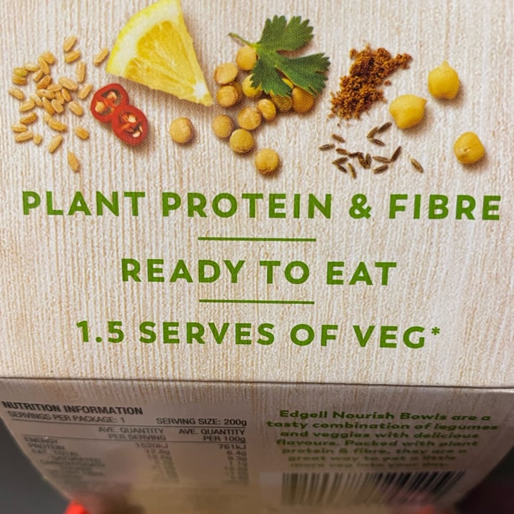 review photo of Edgell Nourish Bowl - spiced lentil shared by @arianemeschiatti on 24 Jul 2022 - review