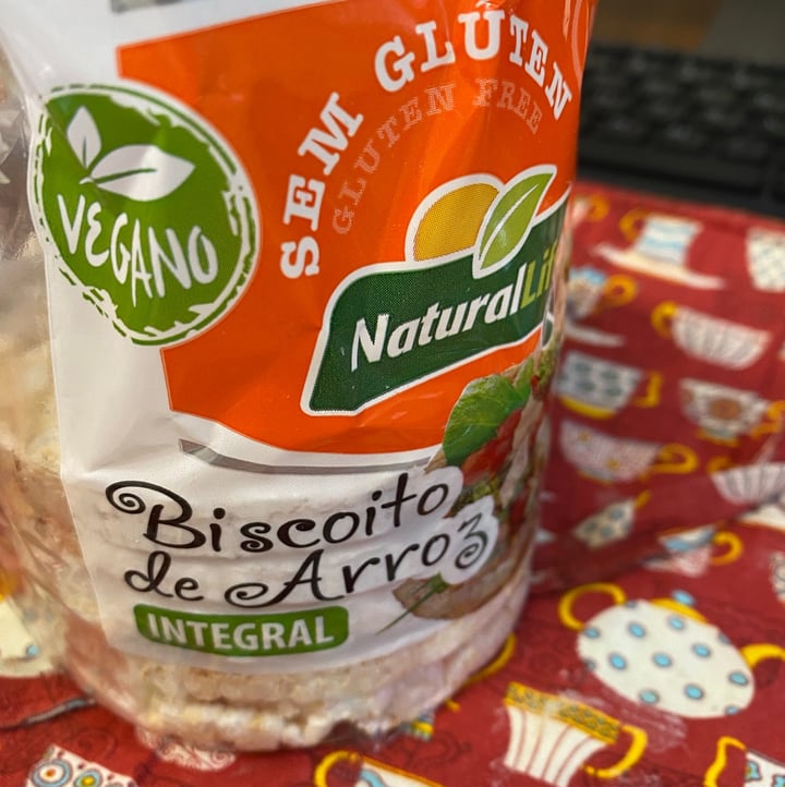 photo of NaturalLife Biscoito de Arroz Integral (grande e sem cúrcuma) shared by @silviamarchi on  09 Jun 2022 - review