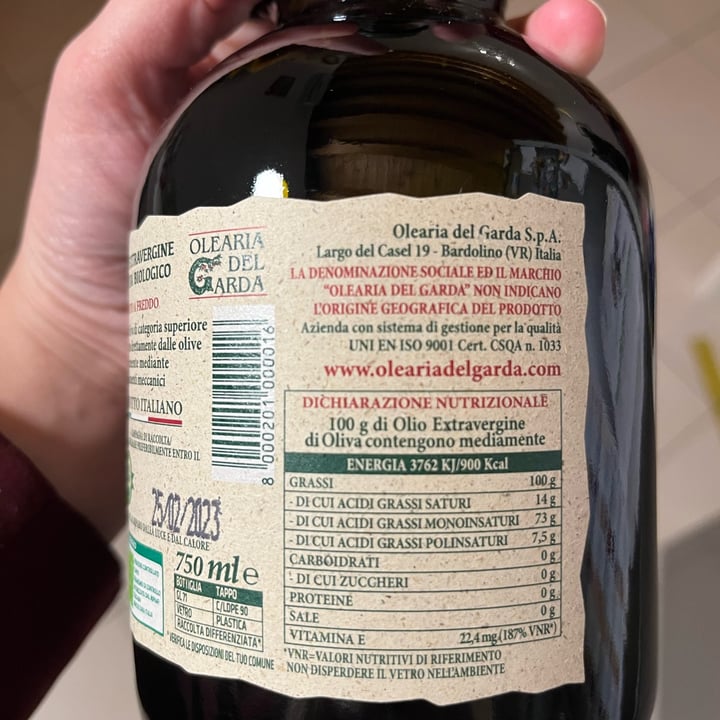 photo of Olearia del Garda Olio Extravergine D’Oliva Biologico shared by @gaiacc on  24 Mar 2022 - review