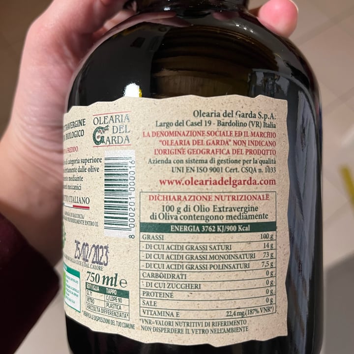 review photo of Olearia del Garda Olio Extravergine D’Oliva Biologico shared by @gaiacc on 24 Mar 2022 - review