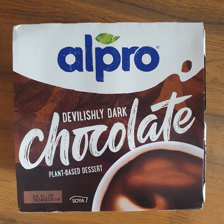 photo of Alpro Devilishly Dark Chocolate Plant-based Dessert shared by @elisasav on  17 Jun 2022 - review
