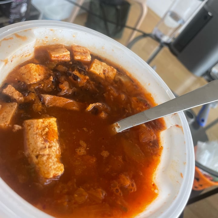 review photo of Trader Joe's Kimchi & Tofu Soup shared by @even on 25 Feb 2022 - review
