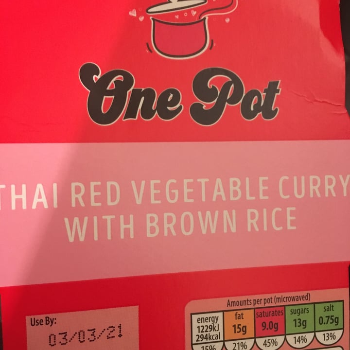 photo of One Pot Red Thai style vegetable curry with brown rice shared by @jmae on  18 Feb 2021 - review