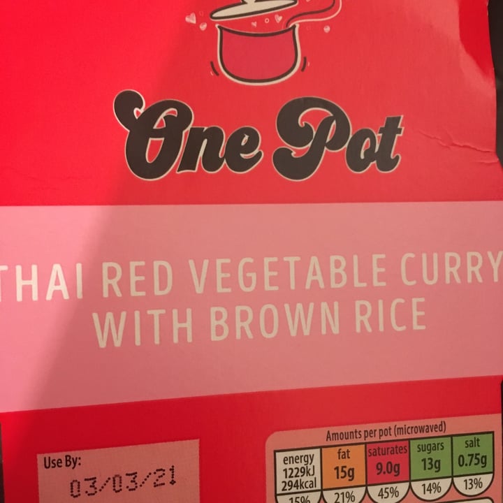 review photo of One Pot Red Thai style vegetable curry with brown rice shared by @jmae on 18 Feb 2021 - review