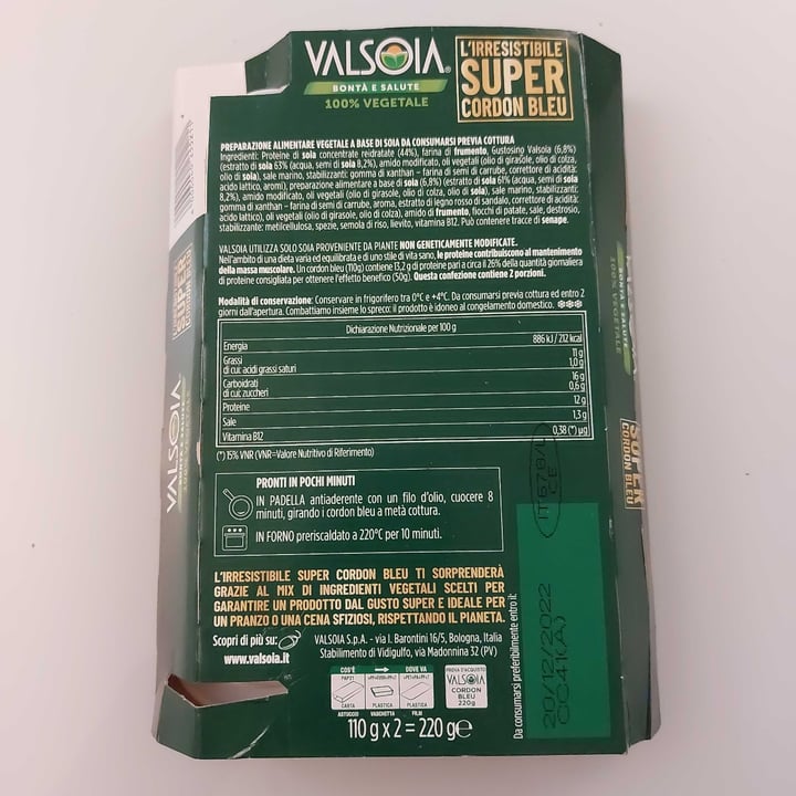review photo of Valsoia Super Cordon Bleu shared by @marcocarletti on 03 Nov 2022 - review