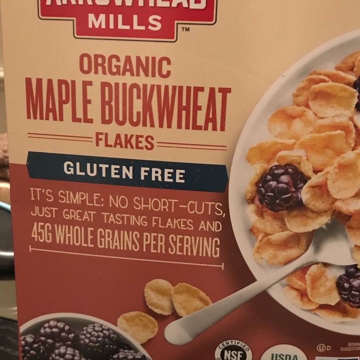 photo of Arrowhead Mills Organic Maple Buckwheat Flakes shared by @vgnorgngirl on  18 Feb 2022 - review