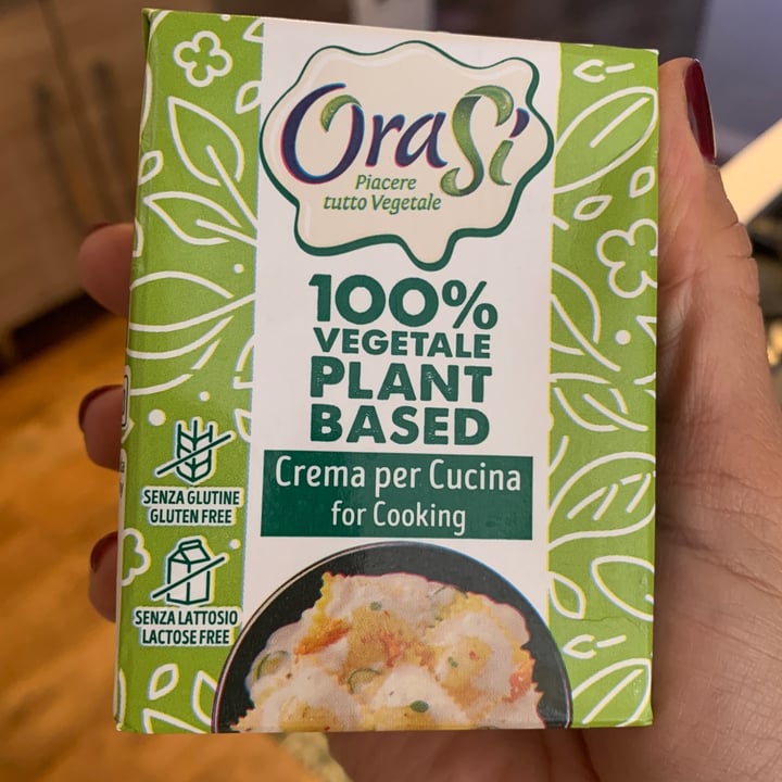 photo of OraSí 100% plant based Crema per cucinare shared by @catortorella on  11 Dec 2021 - review