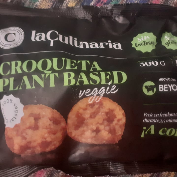 photo of La Culinaria Croqueta plant-based shared by @dafneblackwoods on  30 Sep 2022 - review