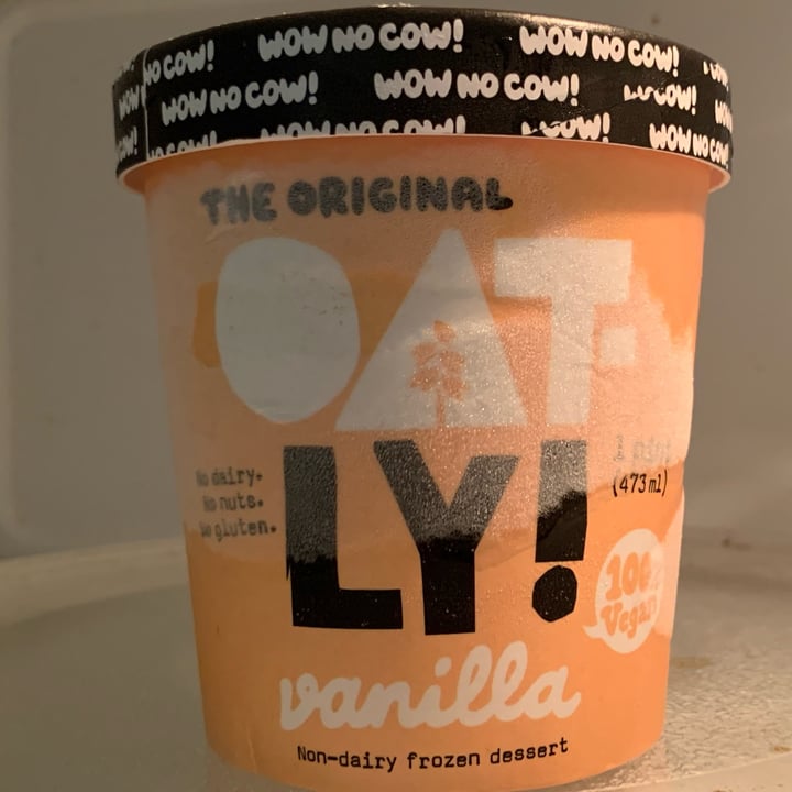 photo of Oatly Vanilla Ice Cream shared by @allhess on  14 Oct 2021 - review