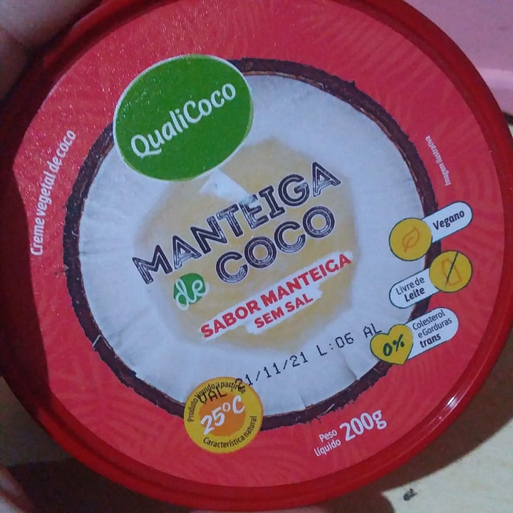 review photo of Qualicoco Manteiga De Coco Sabor Manteiga Sem Sal shared by @alinebob on 24 Aug 2021 - review