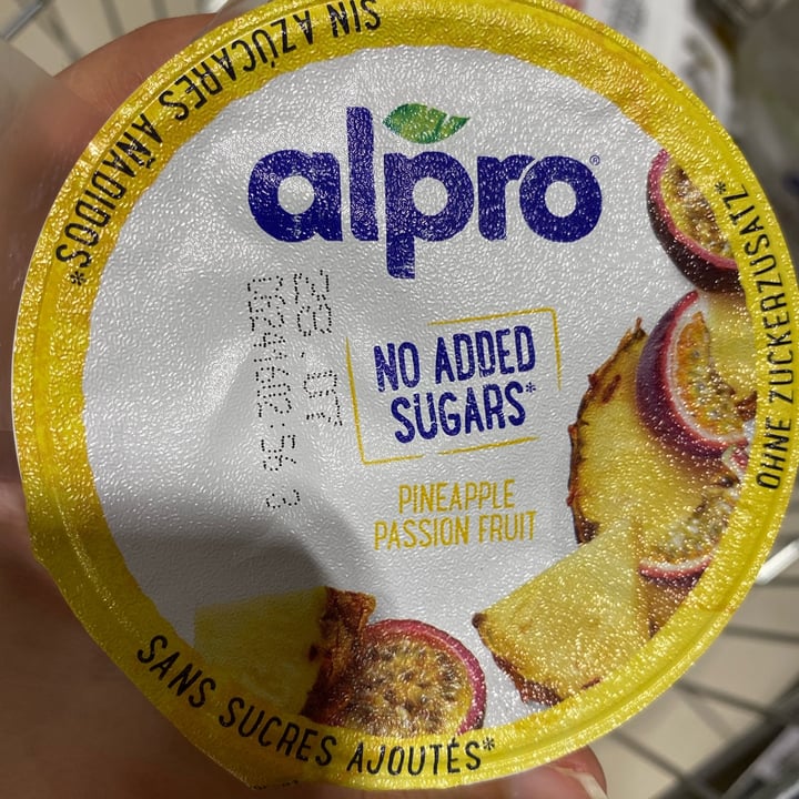 photo of Alpro Ananas Fruit Passion Yogurt shared by @cgbr on  16 Jul 2022 - review