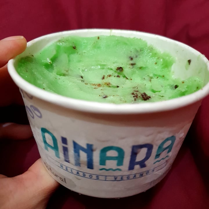 photo of Ainara Helados Veganos Helado de menta granizada shared by @naturalis on  21 Jul 2020 - review