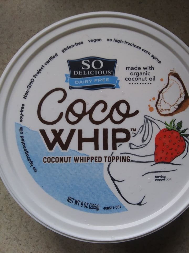 photo of So Delicious Dairy Free Coco Whip shared by @annesemenak on  29 Jun 2019 - review