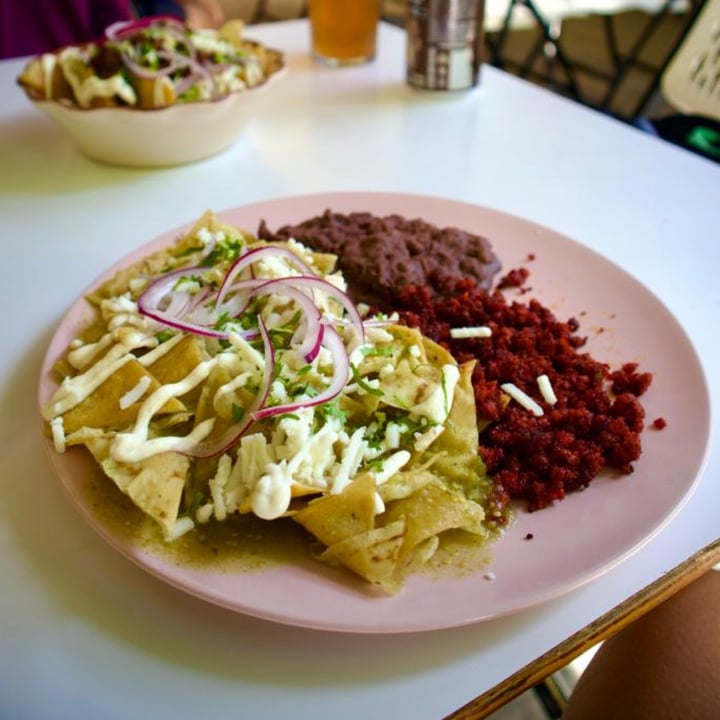 review photo of Corazón Contento Chilaquiles shared by @mayeetavera on 19 Feb 2022 - review