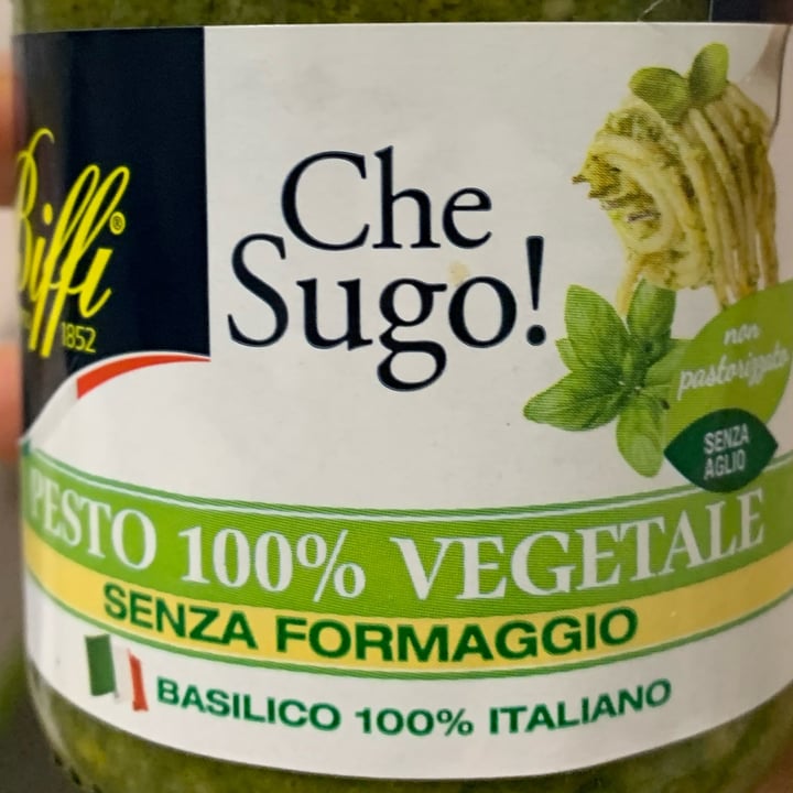 photo of Biffi Che Sugo! Pesto 100% Vegetale Senza Formaggio Jar shared by @chiarmarini on  10 Mar 2022 - review