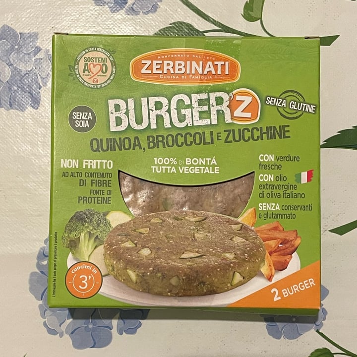 photo of Zerbinati Burger Quinoa, Broccoli E Zucchine shared by @akob98 on  22 Oct 2022 - review