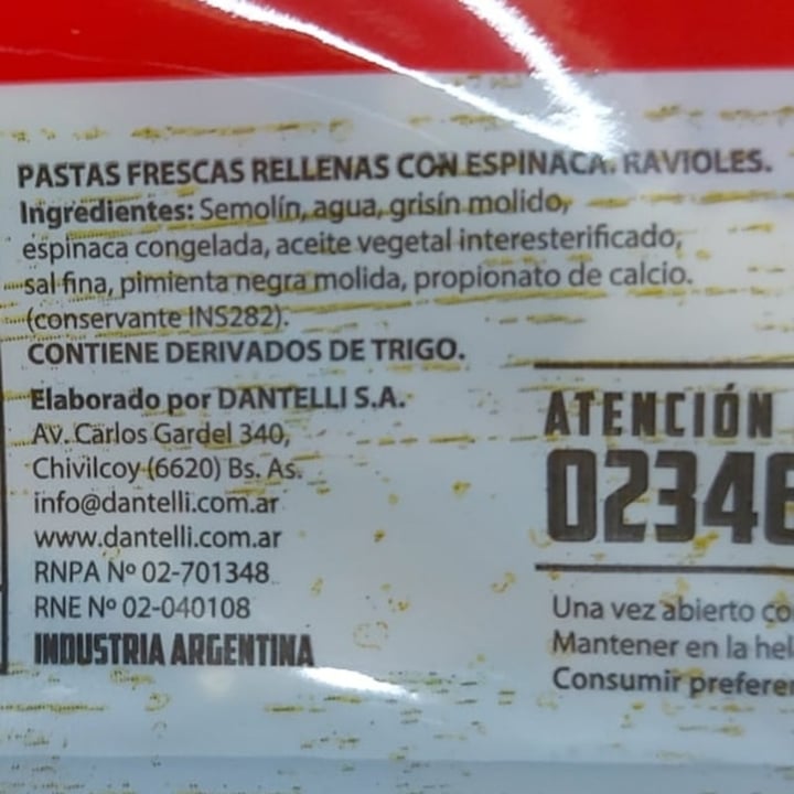 review photo of Dantelli Ravioles shared by @gastonfauret on 01 Nov 2022 - review