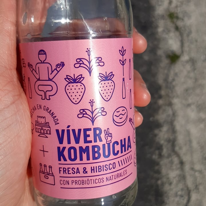 photo of Viver kombucha Kombucha de fresa e hibisco shared by @chiaramichelle on  12 Jul 2022 - review