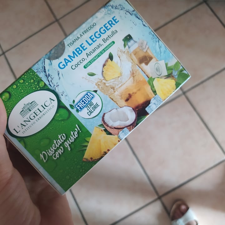 review photo of L'angelica Tisana a freddo gambe leggere cocco, ananas, betulla shared by @irenen on 23 Jun 2022 - review