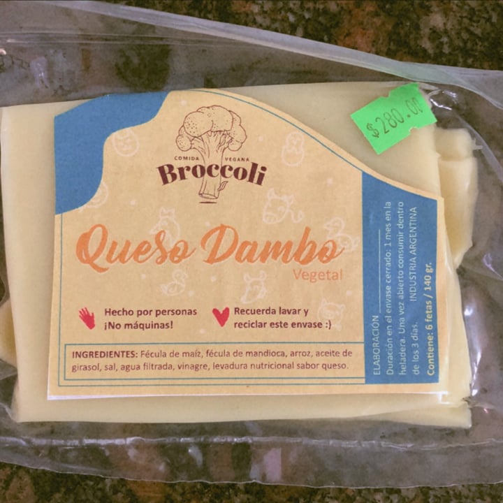 review photo of Broccoli Comida Vegana Queso Dambo shared by @milagrosagus on 29 Mar 2022 - review