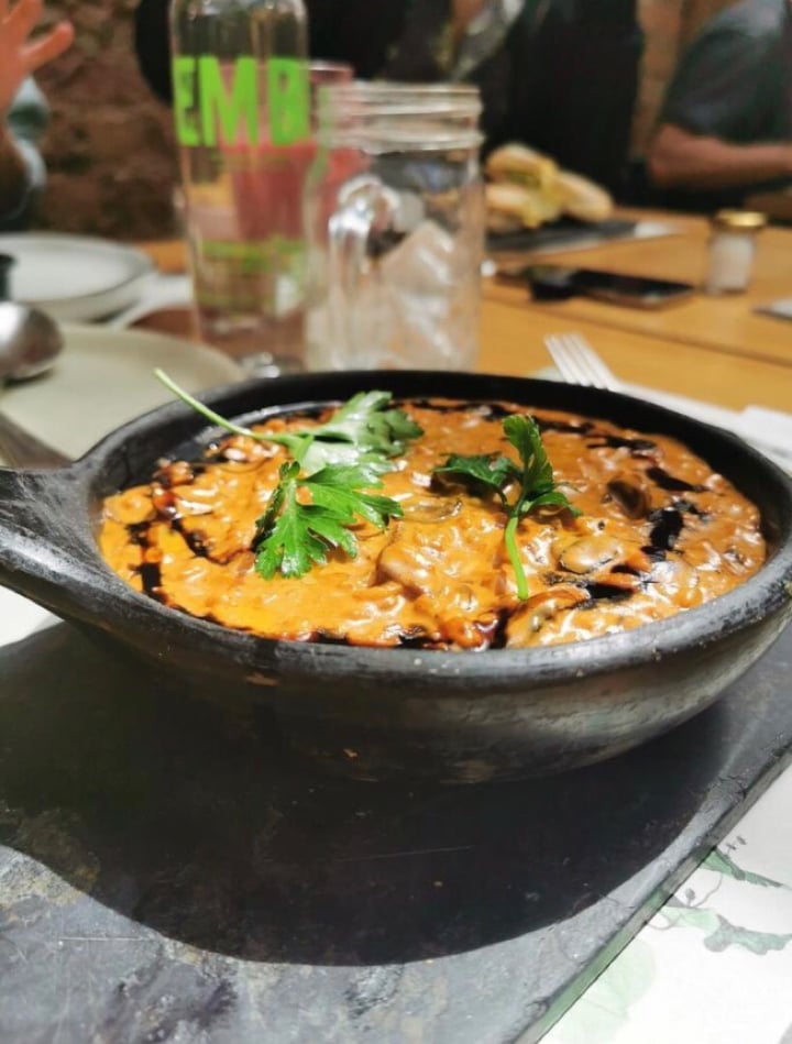 review photo of HervĂboro Cocina Vegana Risotto de Setas shared by @angelicarsolarte on 22 Aug 2019 - review